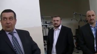 В спорт зале Камаганской  средней школы им Бимоканова А.И.