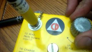 Civil Defence V 750 Charger and Dosimeter pens.