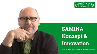 Prof. G. W. Amann-Jennson spricht über das SAMINA Schlaf-Gesund-Konzept & die SAMINA Innovationen