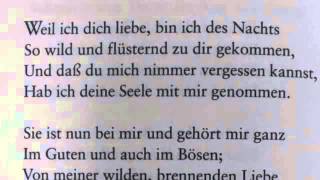 Deutsche Aussprache - Weil ich dich liebe - Stimme: Michael Thallium