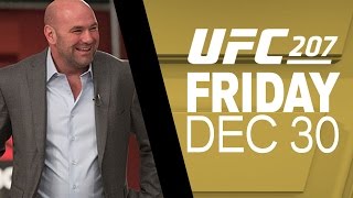 UFC 207: Dana White Media Day Scrum