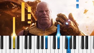 Marvel's Avengers: Infinity War - Official Trailer - EASY Piano Tutorial