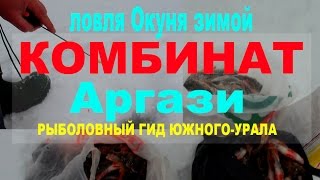Рыбалка, Ловля Окуня зимой.Комбинат оз. Аргази рыболовный гид Южного-Урала