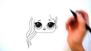 ?Как нарисовать куклу Лол Единорога 2 | How to draw lol dolls unicorn?