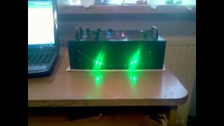 Wzmacniacz 2x100W TDA7294 + Wskaźnik Wysterowania+ Iluminofonia LED (Power amplifier TDA7294)