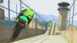 BIKE RACE IN PRISON (GTA 5 Funny Moments)