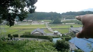 長篠の戦（設楽が原）家康がいた陣から望む