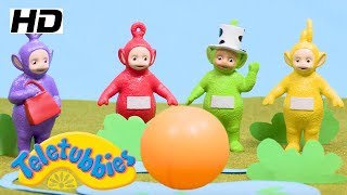 Teletubbies And The Orange Ball | Toy Play Video | Play games with Teletubbies