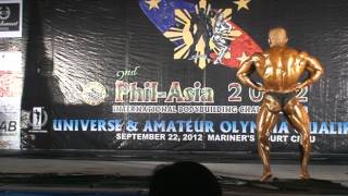Mr Phil-Asia 2012 Men's Short Category Free Posing