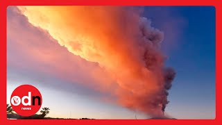 Mount Etna's Spectacular Eruption Leaves Surrounding Villages Covered in Ash