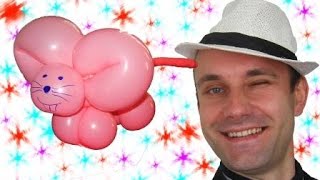 Мышка из шариков шдм аэродизайн ★ Mouse from balloons