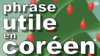 PHRASE UTILE en CORÉEN