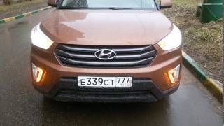 Led маски на ПТФ Hyundai Creta