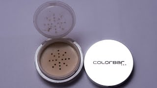 Colorbar flawless air brush finish loose powder review. best loose powder for bridal makeup |