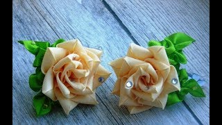 Резинки "Розочки" из репсовых лент