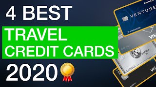 The 4 BEST Credit Cards for Travel in 2020!