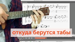 Как написать табы для укулеле