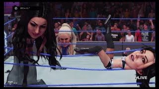 WWE 2k19 BIG HEAD MODE - Lana vs. Billie Kay