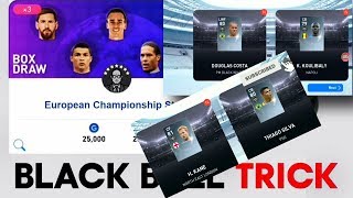 PES 2019 4 Black Ball on 2 Spin European Champion Star Box Draw Trick