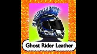 Ghost Rider Leather Helmets