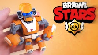 как слепить БО МЕХА из пластилина БРАВЛ СТАРС / brawl stars в реальной жизне