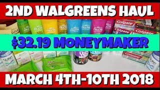 2nd Walgreens Haul $32.19 MONEYMAKER March 4th-March 10th 2018