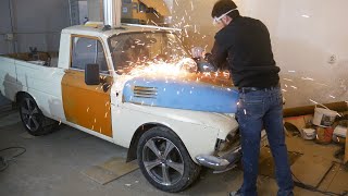 Делаю американский пикап из ИЖ 2715. Проект по переделке кузова.