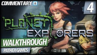 Planet Explorers - Walkthrough Gameplay PART 4 | Crash Site (Digging Copper & Iron)