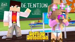 BABY LITTLE KELLY GETS DETENTION | Minecraft Little Kelly