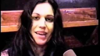 Lacuna Coil's Cristina Scabbia on Reality Check TV (2002)