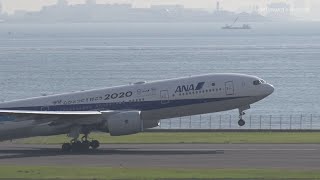 All Nippon Airways (ANA) Boeing 777-200ER JA744A 羽田空港 離陸 2019.6.14