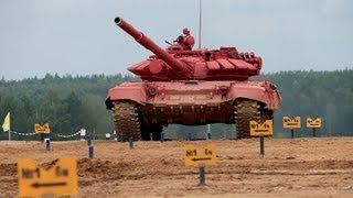 Танковый биатлон под Москвой. Лучшие кадры