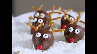 Dipped Strawberry Rudolph Christmas Recipe