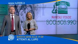 "Attenti al lupo" martedì 6 febbraio alle 19.00 su Tv2000
