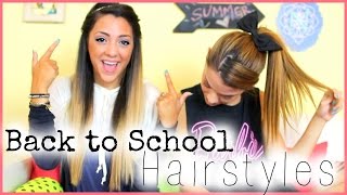 5 Quick And Easy Back To School Hairstyles With NikiAndGabiBeauty!