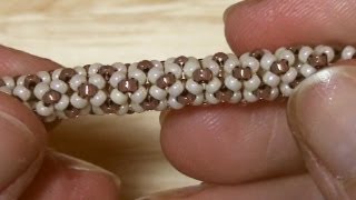 BeadsFriends: Tubular beadwork tutorial (Chenille Stitch) - A simple idea for a tubular beadwork