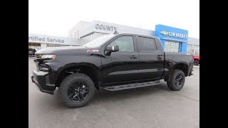 2019 Chevrolet Silverado Trail Boss 4WD Crew Cab Black