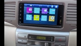 Штатная магнитола Toyota универсальная 2DIN (200x100мм) Windows CE TA-TMP5