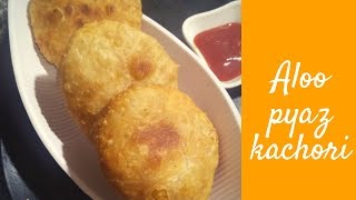 Aloo pyaz ki khasta kachori | khasta kachori | eid special recipes | veg snacks | आलू प्याज़ कचोरी