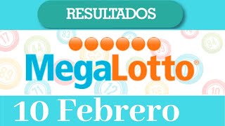 Loteria Mega Loto Resultado de hoy 10 de Febrero del 2020