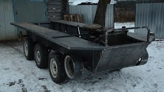 Самодельный гусеничный вездеход часть 5