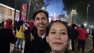 Ketemu siskaeee pas nonton_kembang api terindah terindah yg pernah ada part2!!!