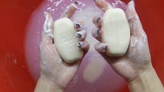 АСМР Мылю 6 мылков от Нефиса с земляникой.  ASMR Soap 6 soaps from Nefis with strawberries.