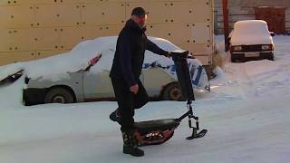 Снегокат на электрическом ходу