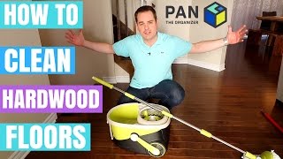 HOW TO CLEAN HARDWOOD FLOORS !!! (+ Mopnado Spin Mop review)