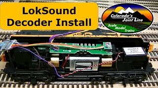 LokSound DCC Sound Decoder Installation in a HO Scale GP9