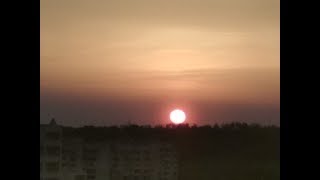 Очень сильный ливень в Киеве с грозой и молнией 07.05.18