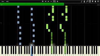 Initial D - No One Sleep In Tokyo Synthesia Piano MIDI //7oiij