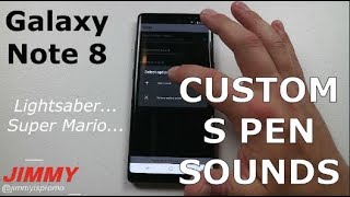 CUSTOM S PEN SOUNDS - Galaxy Note 8 [Super Mario & LightSaber]