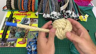 Como fazer bola com corda. Bolas para arranhador de gato, brinquedo para cão ou chaveiro.